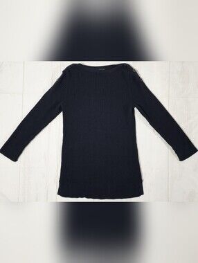 Lauren Ralph Lauren Womens Large Black Sweater